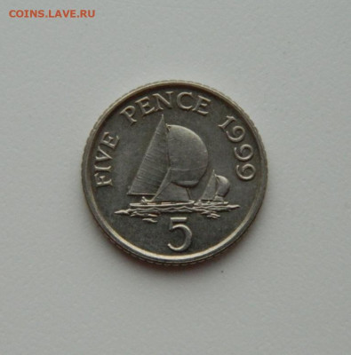 Гернси 5 пенсов 1999 г. (Парусник) до 13.02.20 - DSCN9957.JPG