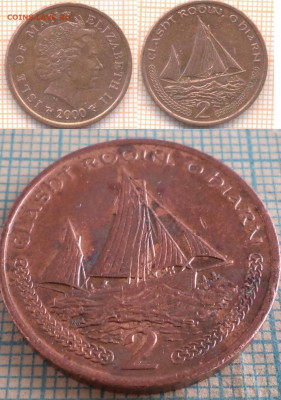 Мэн 2 пенса 2000 г., до 13.02.2020 г. 22.00 по Москве - Мэн 2 пенса 2000 ф 20