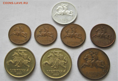ЭСТОНИЯ, ЛАТВИЯ, ЛИТВА 58 монет 1991-2007. Предпродажные. - 031.JPG