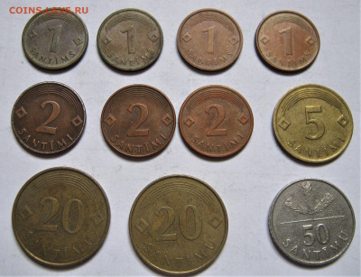 ЭСТОНИЯ, ЛАТВИЯ, ЛИТВА 58 монет 1991-2007. Предпродажные. - 024.JPG
