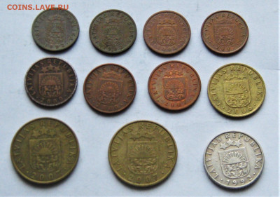 ЭСТОНИЯ, ЛАТВИЯ, ЛИТВА 58 монет 1991-2007. Предпродажные. - 019.JPG