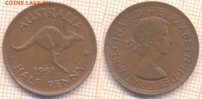 Австралия полпенни 1961 г., до  15.02.2020 г. 22.00 по Москв - Австралия полпенни 1961 41