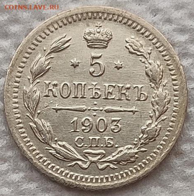 5 копеек 1903 до 13.02 - 5к1903 1