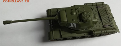 модель танка ИС-2 масштаб 1:72 из серии Русские танки - танк-3