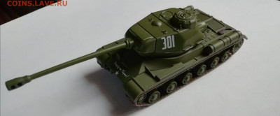 модель танка ИС-2 масштаб 1:72 из серии Русские танки - танк-5