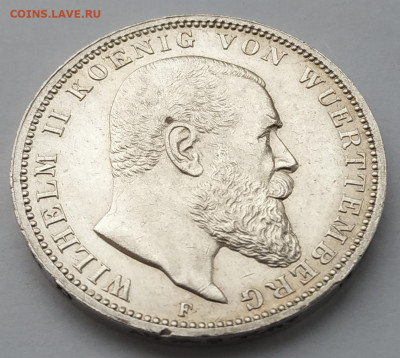 ГЕРМАНИЯ, 3 марки Вюртемберг 1910 до 13.02.2020 22:00 - IMG_20200209_122611