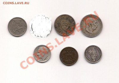 1 крона 1912,1 дайм 1946 и другие.до 23.08.11 в 22-00М - н