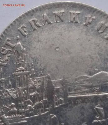 Франкфурт 6 крейцеров, 1854 - 20200209_145146