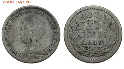 Нидерланды. 25 центов 1915 г. До 12.02.20. - DSH_6938.JPG