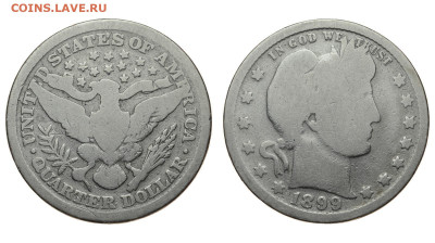 США. 25 центов 1899 г. Барбер. До 12.02.20. - DSH_6946.JPG