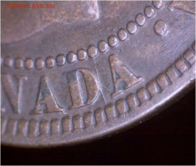 Канада. Монеты периода правления королевы Виктории 1858-1901 - 1-cent-1898-die-crack-d-canada-1898