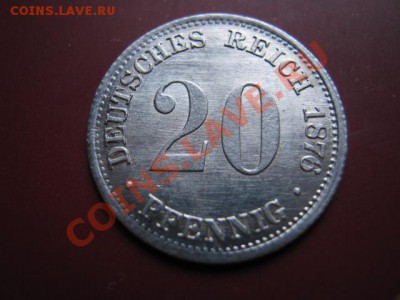 Германия 20 пфенингов 1876 G штемпельная до 22.08 в 21.00 М - IMG_0078