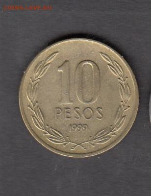 Чили 1999 10 песо до 14 02 - 306а