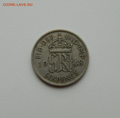 Великобритания 6 пенсов 1948 г. до 17.02.20 - DSCN0018.JPG