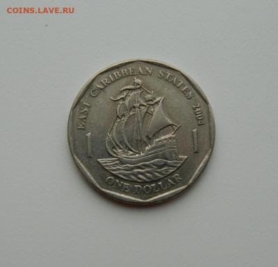 Британские Восточ. Карибы 1 доллар 2004 г.(Парусник)до 17.02 - DSCN0022.JPG