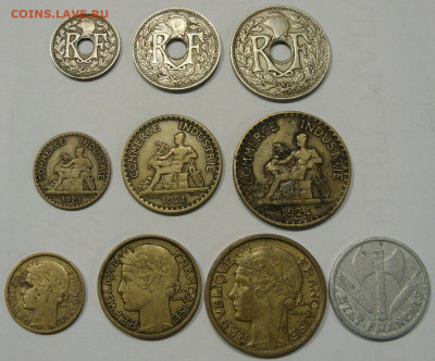 Франция 10 монет 1921-1942. - Франция 10 монет 1921-1942 - 2