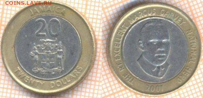 Ямайка 20 долларов 2001 г., до 17.02.2020 г. 22.00 по Москве - Ямайка 20 долларов 2001 74