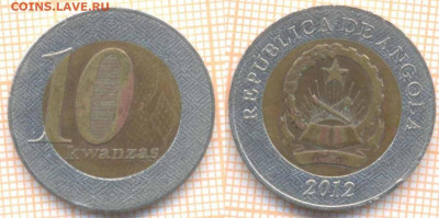Ангола 10 кванза 2012 г., до 18.02.2020 г. 22.00 по Москве - Ангола 10 кванза 2012 72