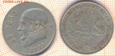 Мексика 1 песо 1971 г., до 18.02.2020 г. 22.00 по Москве - Мексика 1 песо 1971 73