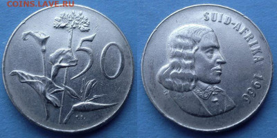 ЮАР - 50 центов 1966 года (SUID-AFRIKA) до 18.02 - ЮАР 50 центов, 1966
