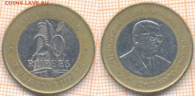 Маврикий 20 рупий 2007 г., до 18.02.2020 г. 22.00 по Москв - Маврикий 20 рупий 2007  7578