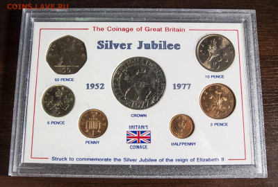 Юбилейный набор в честь правления Елизаветы II (1952-1977) - IMGP7213
