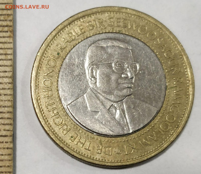 (БИМ) МАВРИКИЙ 20 рупий 2007 (40 лет Банку) до 15.02.20 - 162992292 (1)
