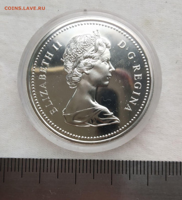 ФИКС Канада 1 доллар 1974г. 100 лет городу Виннипег, серебро - 164523536_2