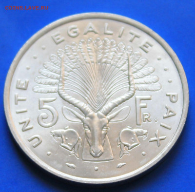 Джибути 5 франков 1977 - 4