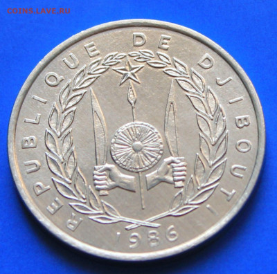 Джибути 5 франков 1986 - 3