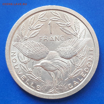 Новая Каледония 1 франк 1981 - 2