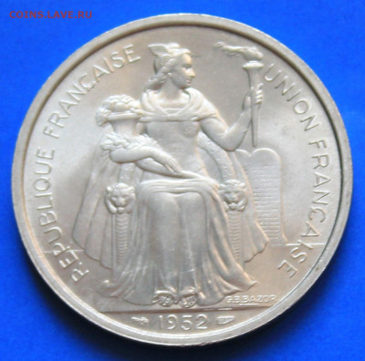 Новая Каледония 5 франков 1952 - 7