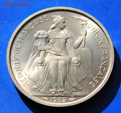 Новая Каледония 5 франков 1952 - 6