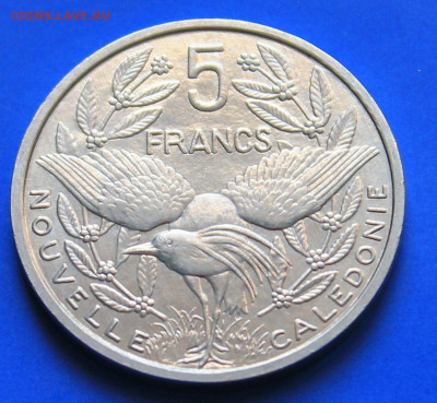 Новая Каледония 5 франков 1994 - 1