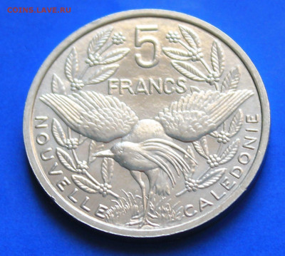 Новая Каледония 5 франков 1999 - 3