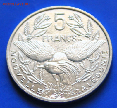 Новая Каледония 5 франков 2010 - 4