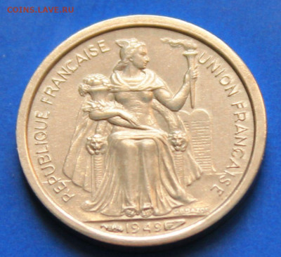 Новая Каледония 50 сантимов 1949 - 10