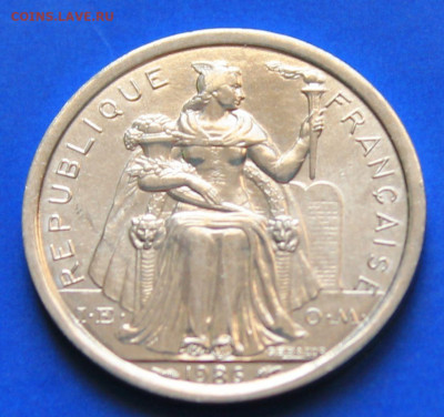 Французская Полинезия 1 франк 1986 - 8