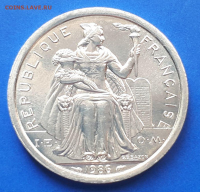 Французская Полинезия 2 франка 1986 - 4
