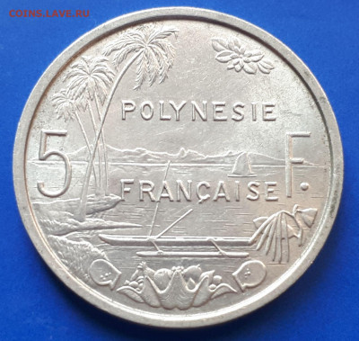 Французская Полинезия 5 франков 1965 - 4