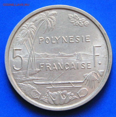 Французская Полинезия 5 франков 1965 - 3