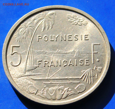 Французская Полинезия 5 франков 1965 - 2