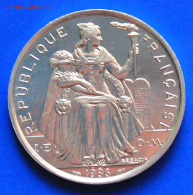 Французская Полинезия 5 франков 1986 - 7