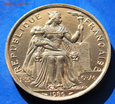 Французская Полинезия 5 франков 1986 - 6