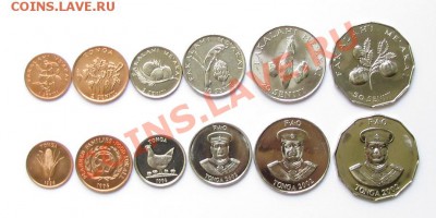 Комплекты Стран АФРИКИ UNC!!! - Tonga 6 coins set FAO.JPG