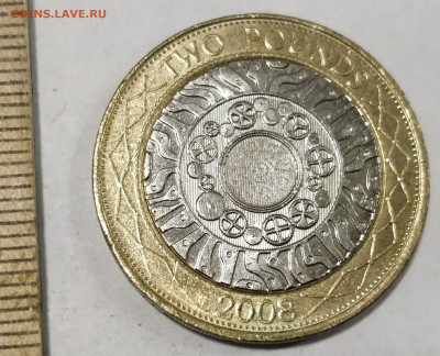 (БИМ) ВЕЛИКОБРИТАНИЯ 2 фунта 2008 до 15.02.20 - 163018478