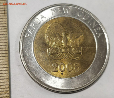(БИМ) ПАПУА-НОВАЯ ГВИНЕЯ 2 кина 2008 (35 лет Банку) до 15.02 - 163015867 (1)