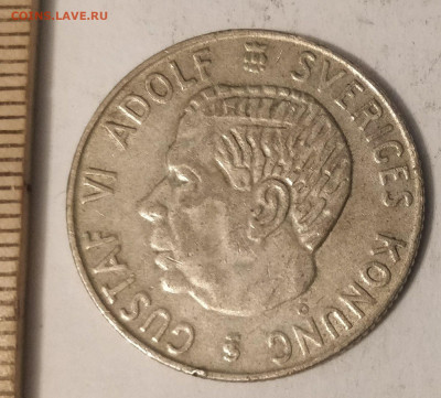 ШВЕЦИЯ 1 крона 1960 (король Густав VI Адольф) - Ag до 15.02 - 127656727