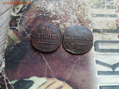 1 копейка 1831 СМ, 2 штуки до 16.02.2020 - 1831 (72) - копия