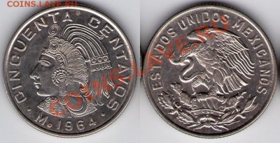 >L< Мексика 50 сентав 1964 до 23.08.11 22:00 - Мекс_64
